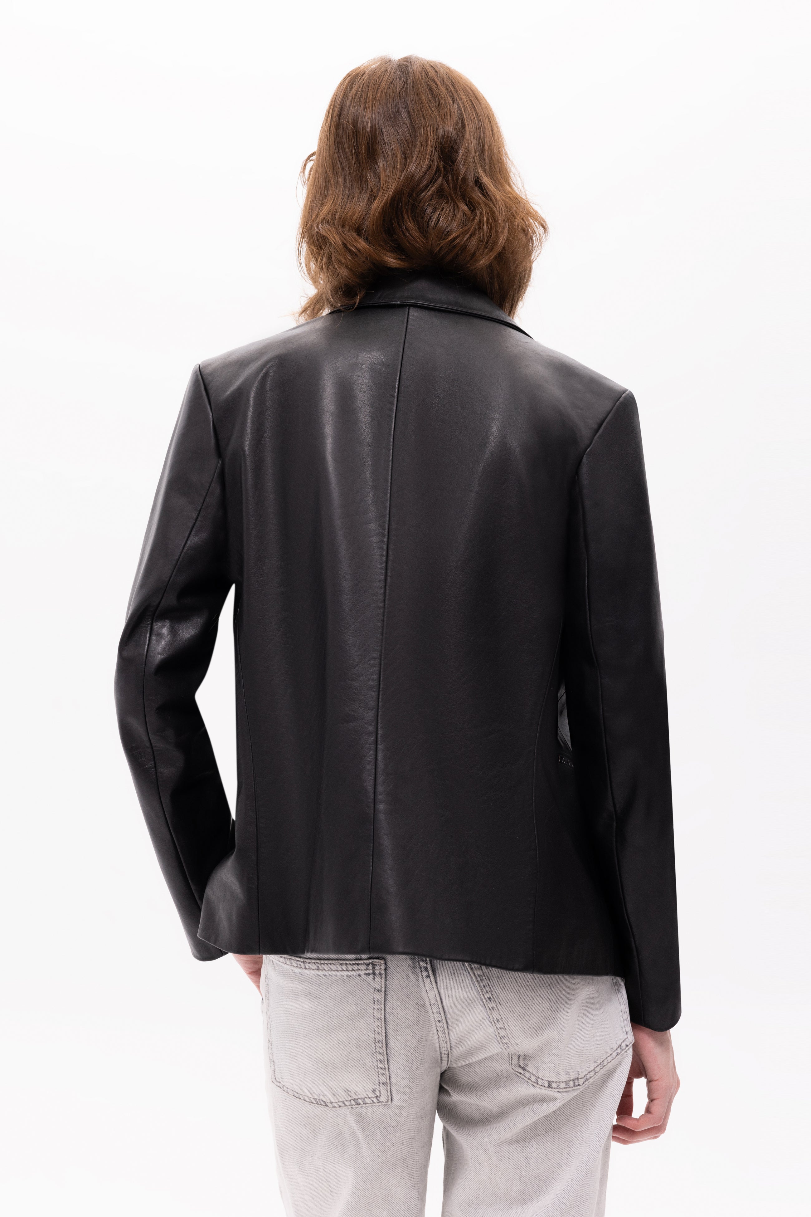 Sirene Leather Blazer Jacket