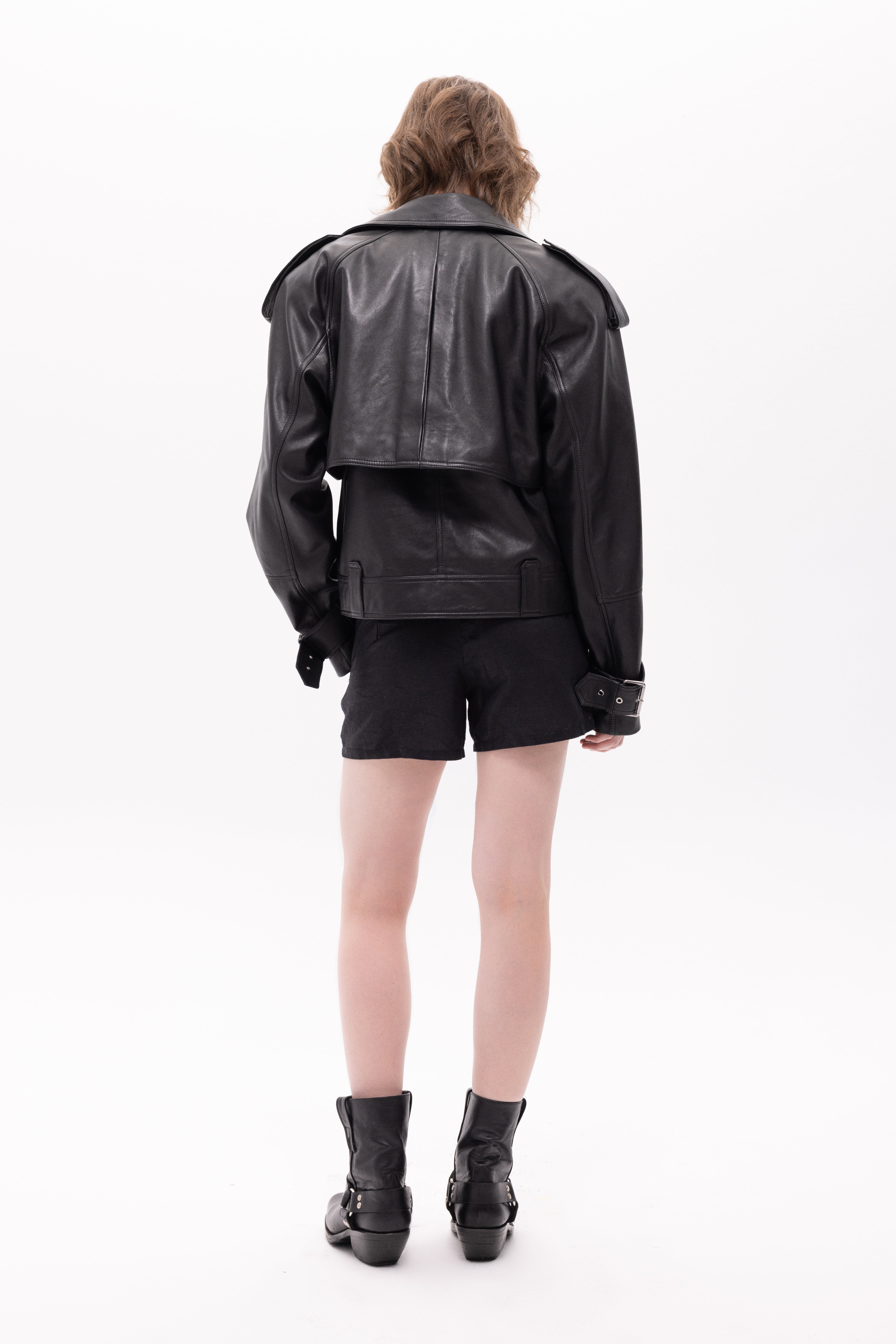 Arkhe Leather Biker Jacket | picanoir