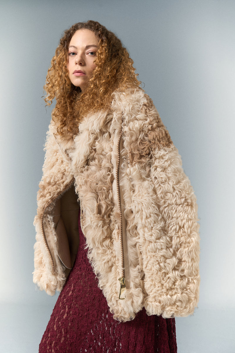 Babelogue Raw Merino Shearling Jacket