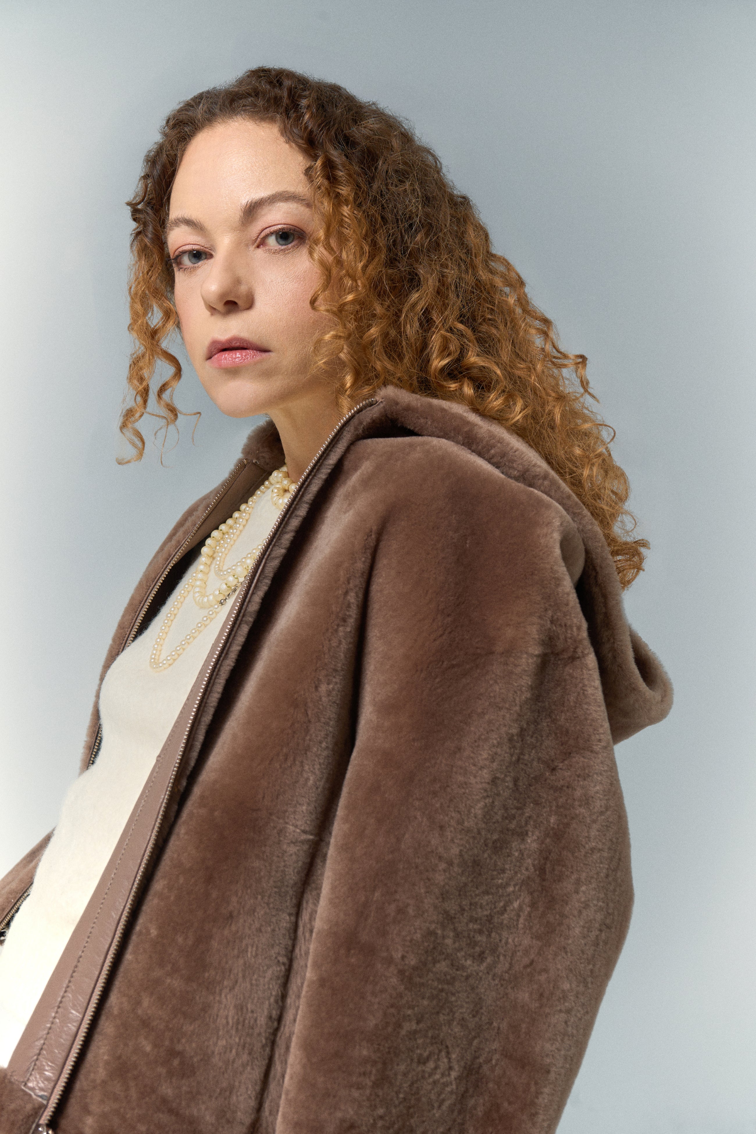 Andjelic Shearling Hoodie Jacket