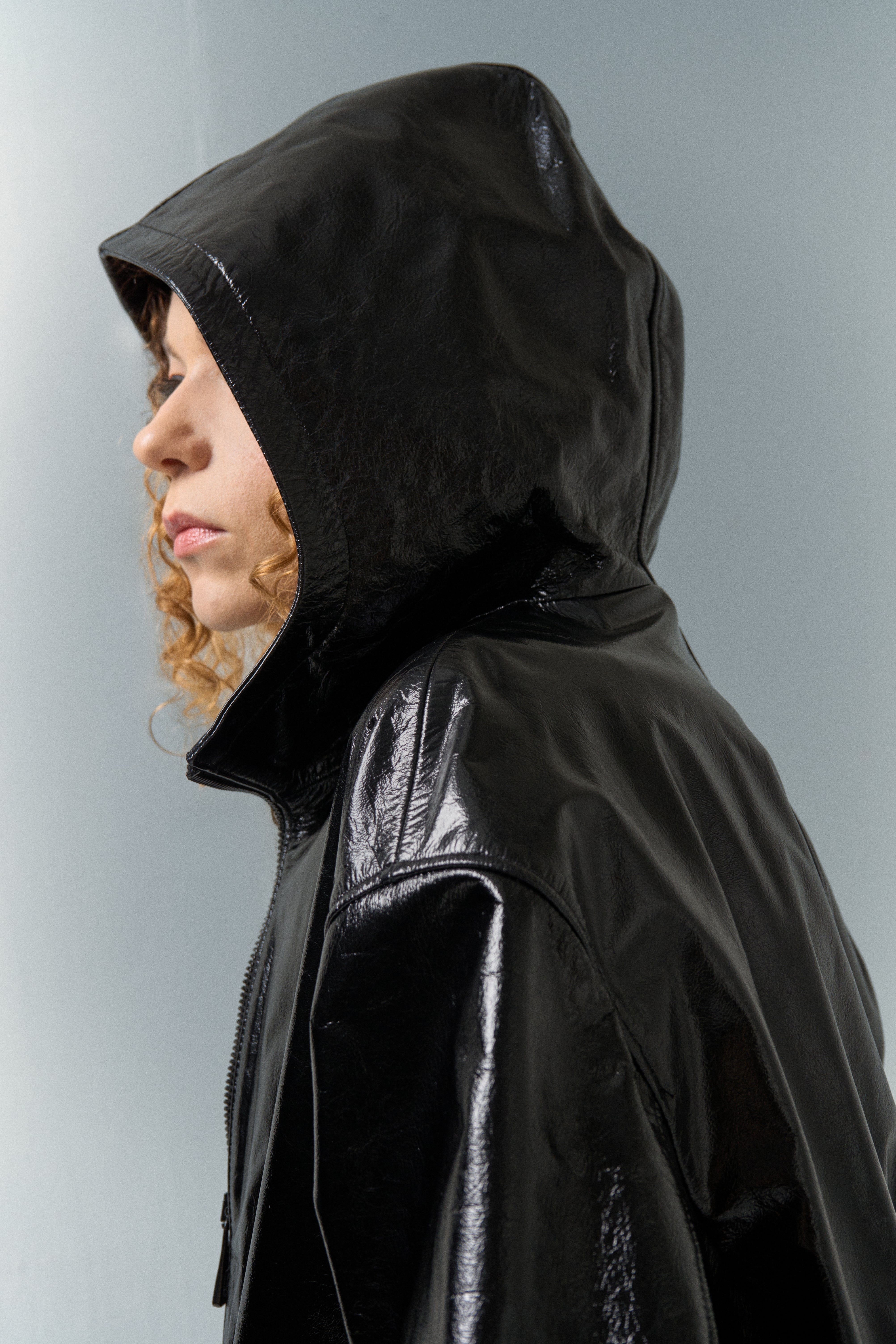 Black Seraph Skin Leather Jacket ライダース Seraph Leather Jacket | picanoir